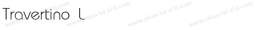 Travertino Light字体转换
